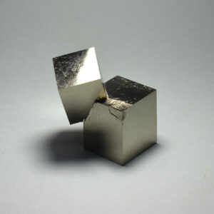 Beautiful Iron pyrite cluster